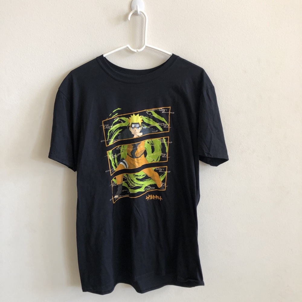 Naruto Shippuden Black Graphic Anime T-Shirt